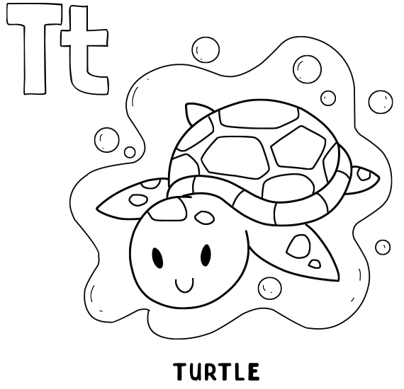 The symbol of longevity, turtle coloring.
