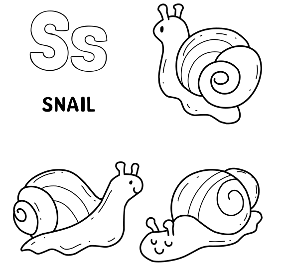 Coloring snails.