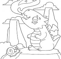 Coloring a Wonderful Dragon and Snail